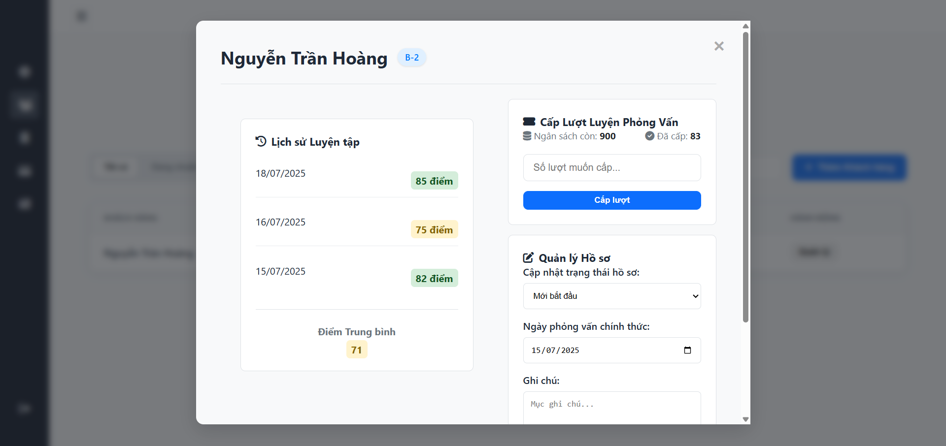 Xem chi tiết Khách hàng